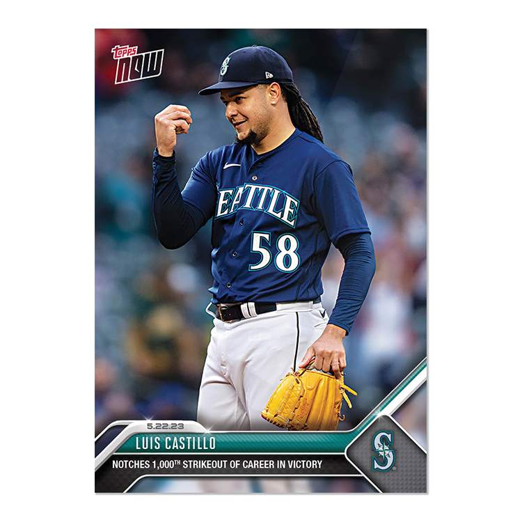 Luis Castillo  - 2023 MLB Topps NOW® Card 332 - PR: 503