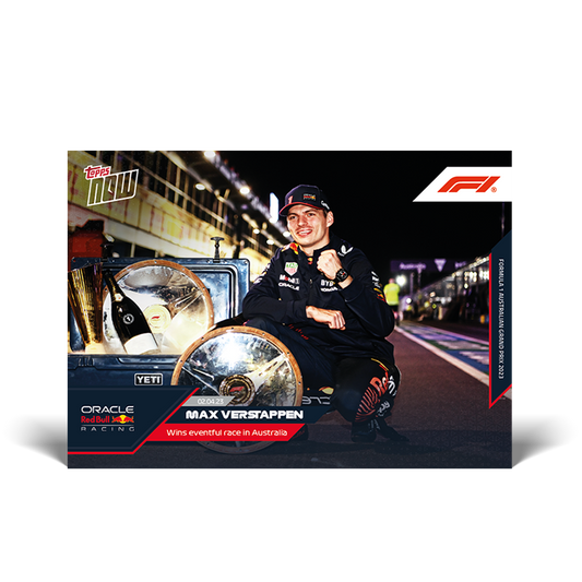 Wins eventful race in Australia - F1 Topps NOW® Card #007 - PR: 868