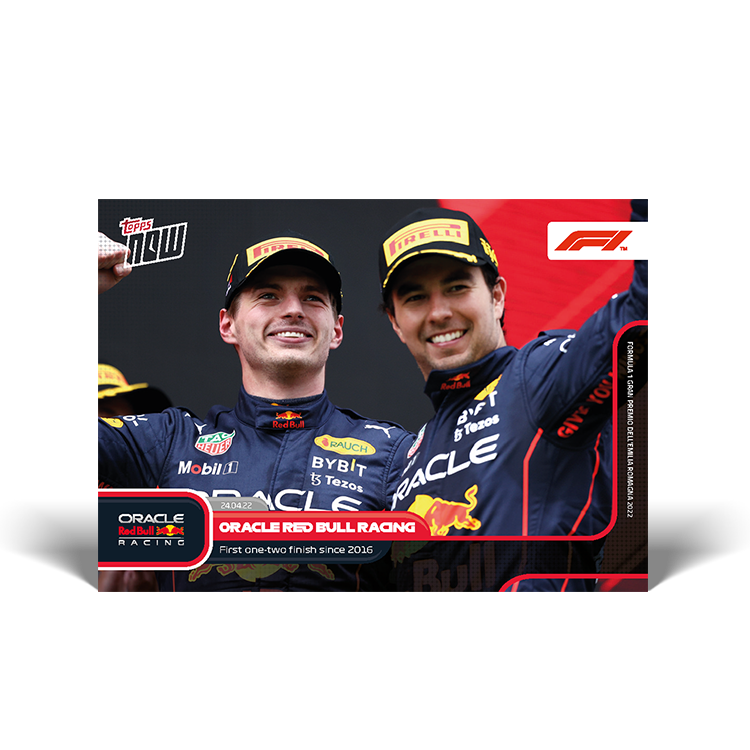First one-two finish since 2016 - F1 Topps NOW® Card #014 - PR: 3172