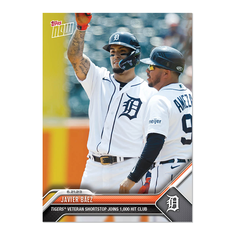 Javier Baez  - 2023 MLB Topps NOW® Card 475 - PR: 452