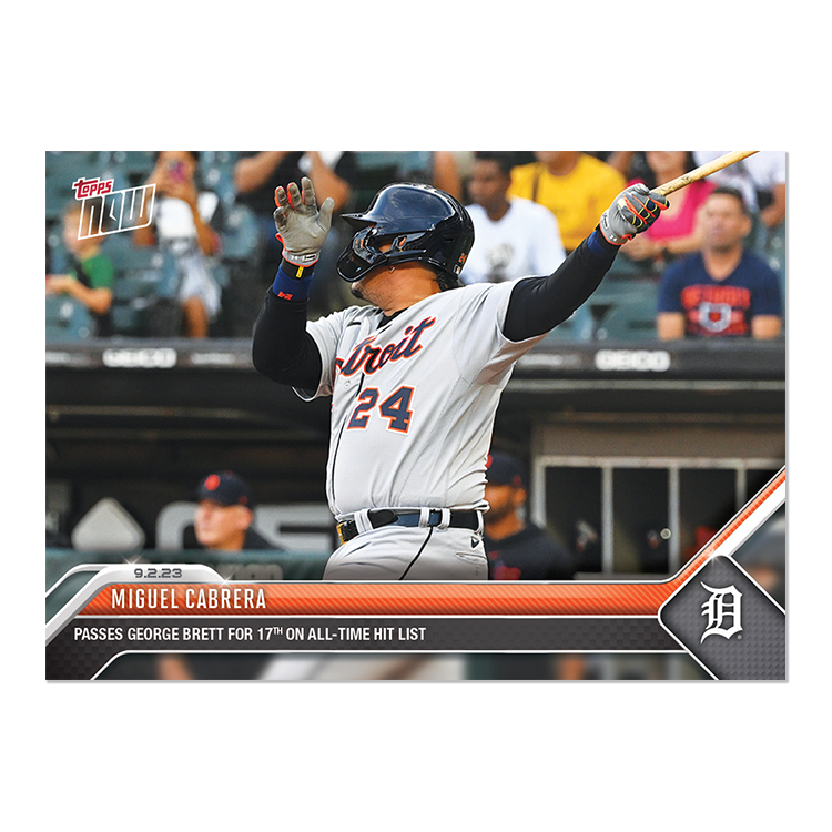 Miguel Cabrera  - 2023 MLB Topps NOW® Card 802 - PR: 795
