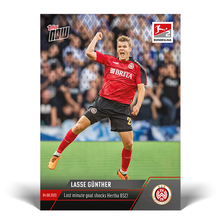 Last minute goal shocks Hertha BSC! - Bundesliga Topps NOW® Card #4 - PR: 71