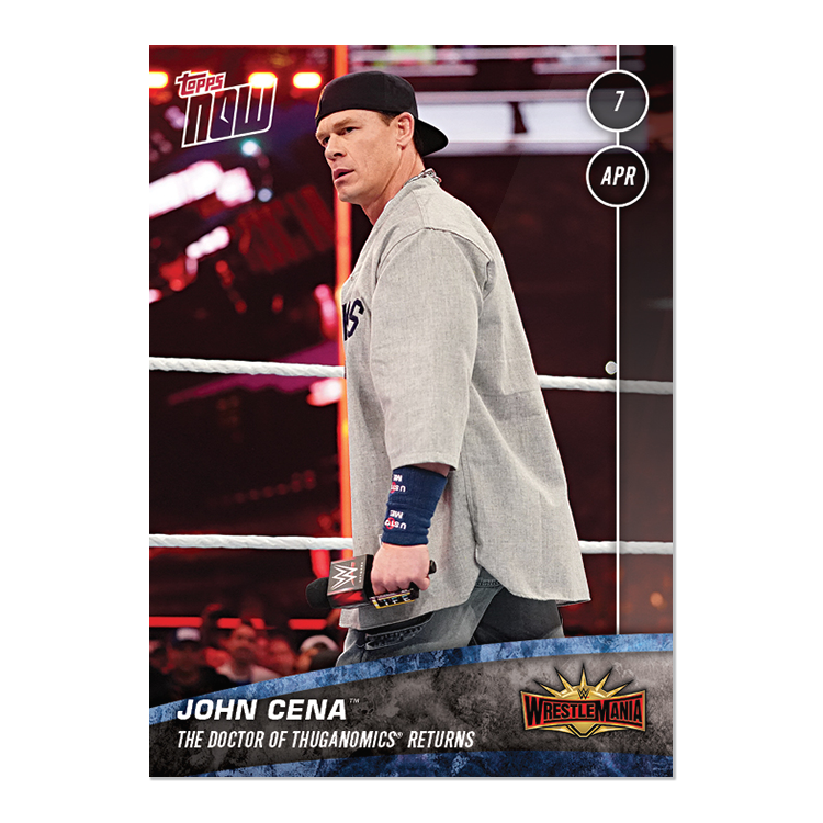 The Doctor of Thuganomics - WWE Topps NOW® Card 17 - Print Run: 136