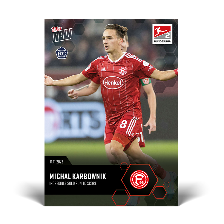 Incredible solo run to score - Bundesliga Topps NOW® Card #95 - PR: 123