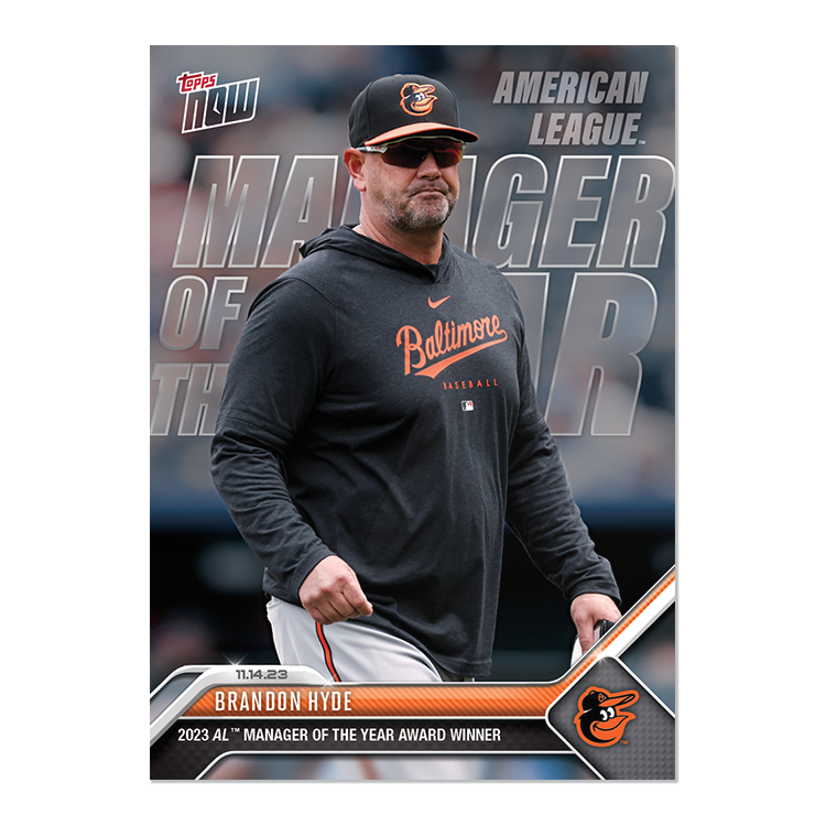 Brandon Hyde  - 2023 MLB Topps NOW® Card OS12 - PR: 526