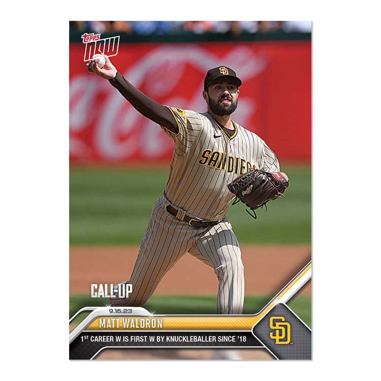 Matt Waldron  - 2023 MLB Topps NOW® Card 872 - PR: 401