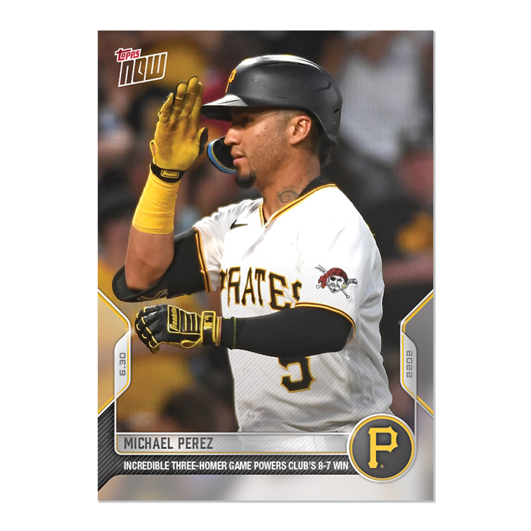 Michael Perez  - 2022 MLB Topps NOW® Card 439 - PR: 308