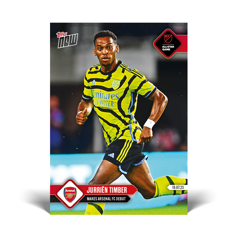 Makes Arsenal FC debut - ARSENAL Topps NOW® Card #002 - PR: 329