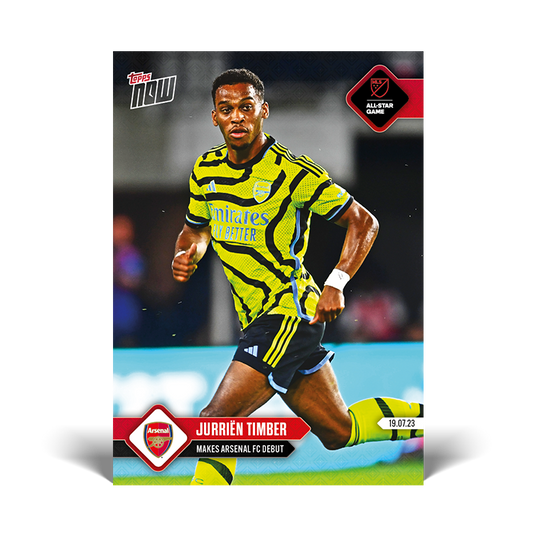 Makes Arsenal FC debut - ARSENAL Topps NOW® Card #002 - PR: 329