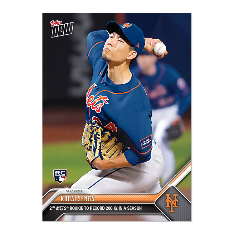 Kodai Senga  - 2023 MLB Topps NOW® Card 923 - PR: 2374
