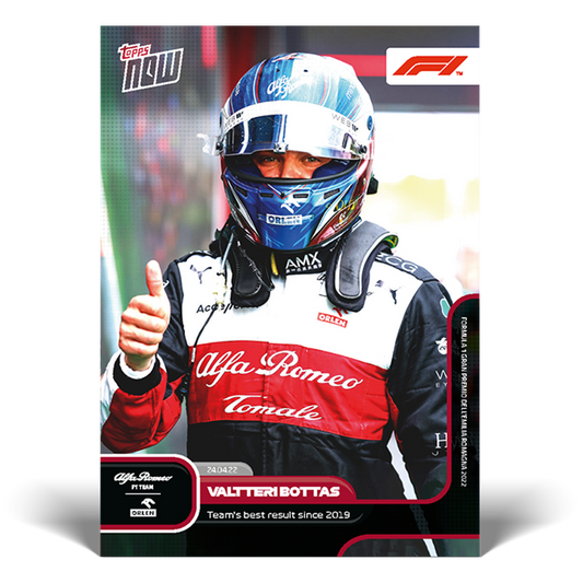 Best result for Alfa since 2015 - F1 Topps NOW® Card #016 - PR: 1554