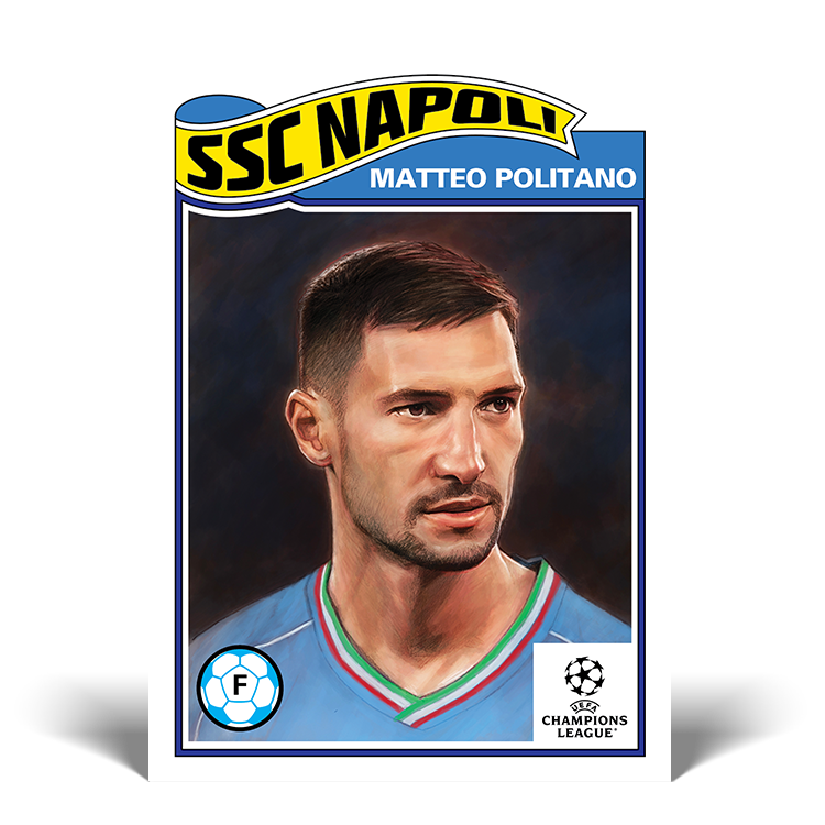 Topps UCC Living Set Card #653 - Matteo Politano - PR: 559