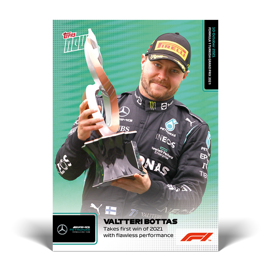 Takes first win of 2021 with flawless performance - F1 Topps NOW® Card #61 - PR: 1691
