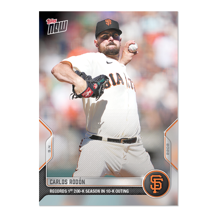 Carlos Rodón  - 2022 MLB Topps NOW® Card 838 - PR: 277