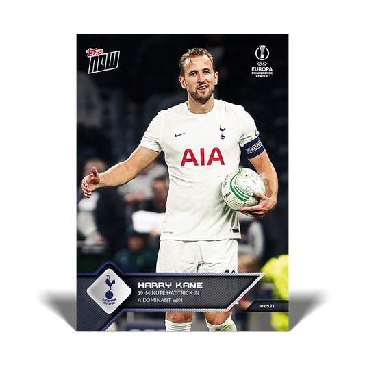 19-Minute Hat-Trick in a dominant win - EL Topps NOW® Card #5 - PR: 234