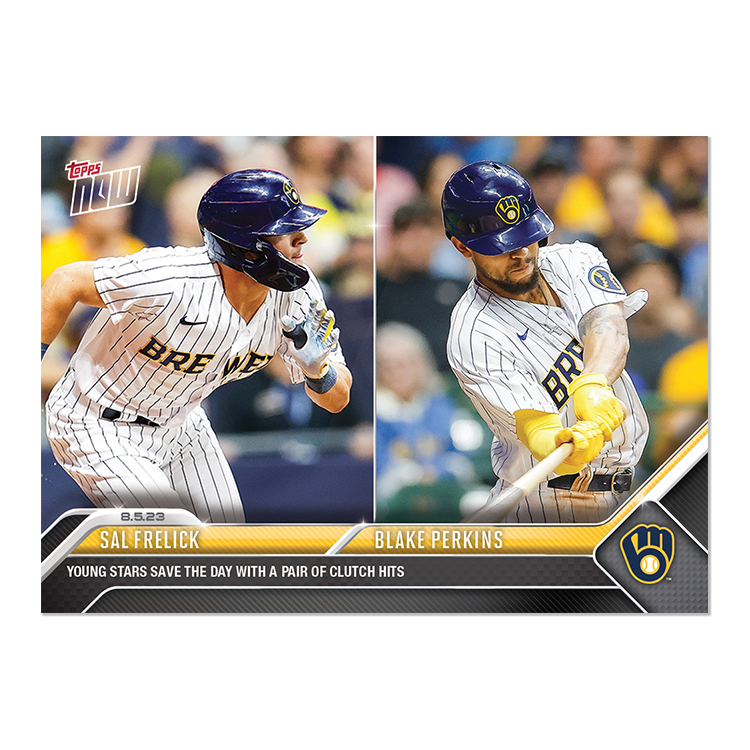 Sal Frelick/Blake Perkins  - 2023 MLB Topps NOW® Card 661 - PR: 511
