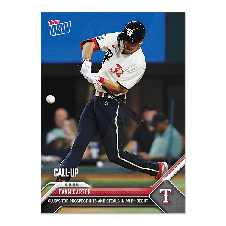 Evan Carter  - 2023 MLB Topps NOW® Card 839 - PR: 1742
