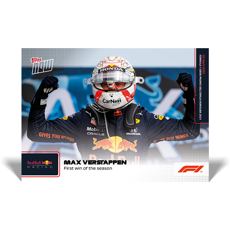 First win of the season - F1 Topps NOW® Card #4 - Print Run: 7899