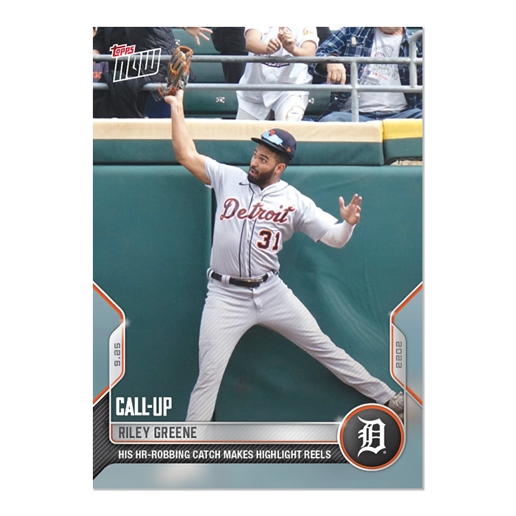 Riley Greene  - 2022 MLB Topps NOW® Card 957 - PR: 745