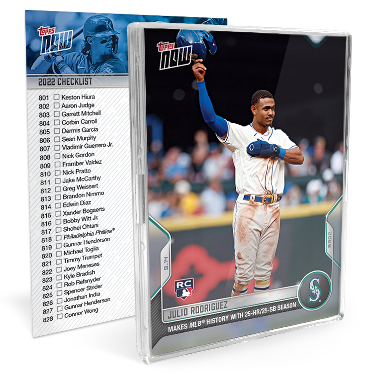7-Card Bundle - 2022 MLB Topps NOW® Cards: 899-905 PLUS Free Checklist Card #801-900