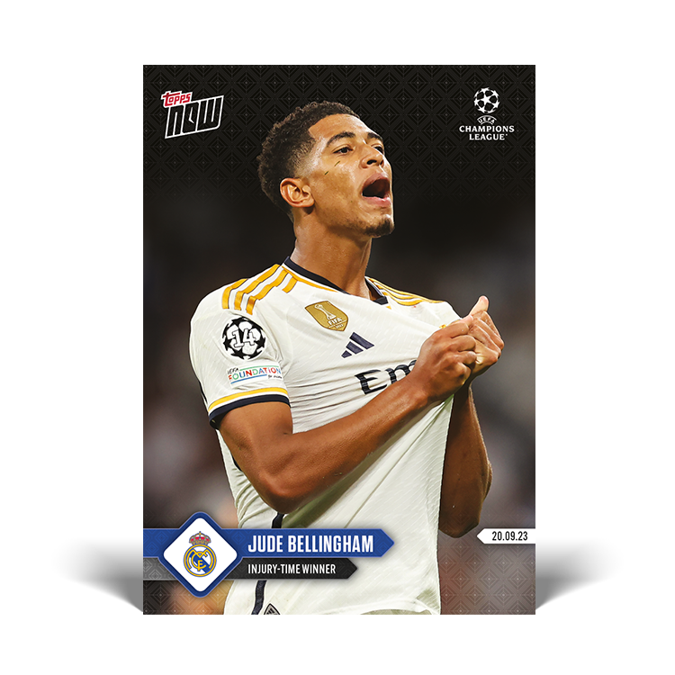Jude Bellingham - Injury-time winner - UCL Topps NOW® Card #21 - PR: 1028