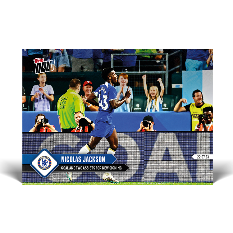 Goal and two assists for star man - CHELSEA Topps NOW® Card #004 - PR: 259