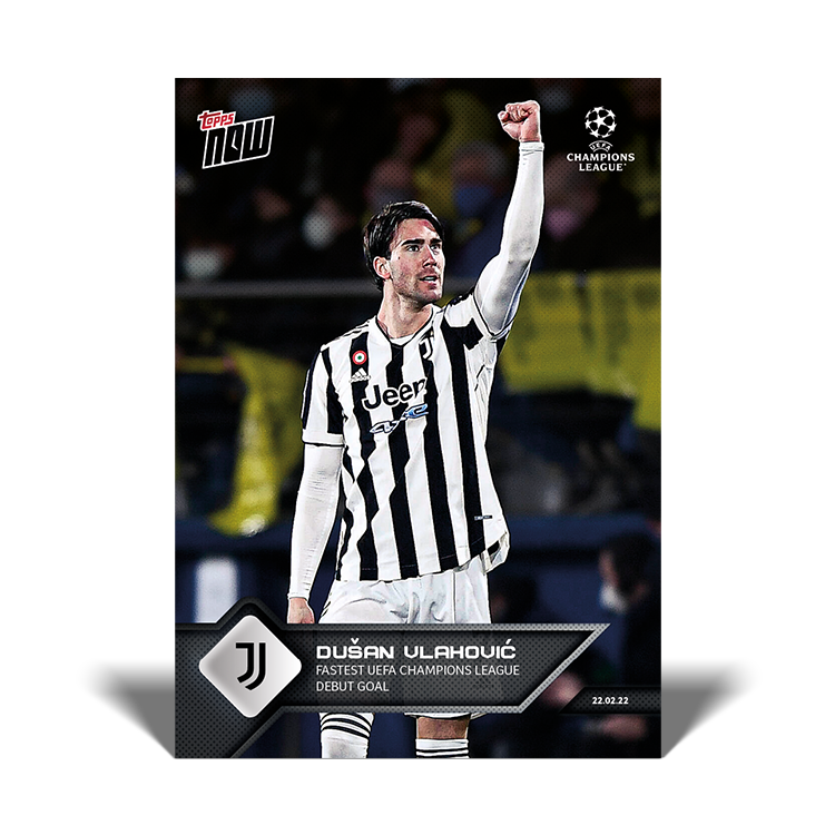 Fastest UEFA Champions League debut goal - UCL Topps NOW® Card #114 - PR: 4868