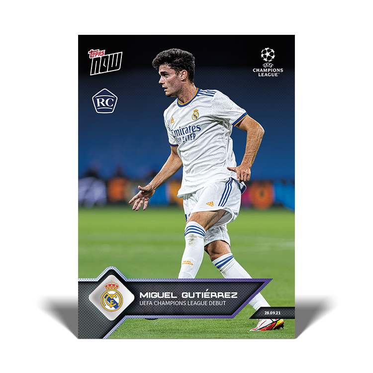 UEFA Champions League debut - UCL Topps NOW® Card #35 - PR: 1564