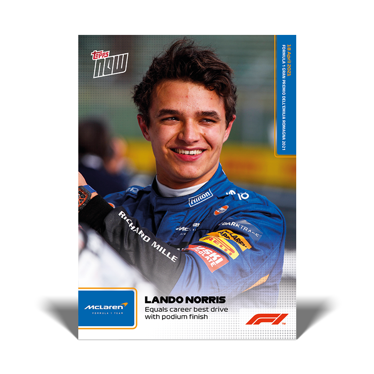 Equals career best drive with podium finish - F1 Topps NOW® Card #5 - Print Run: 7755