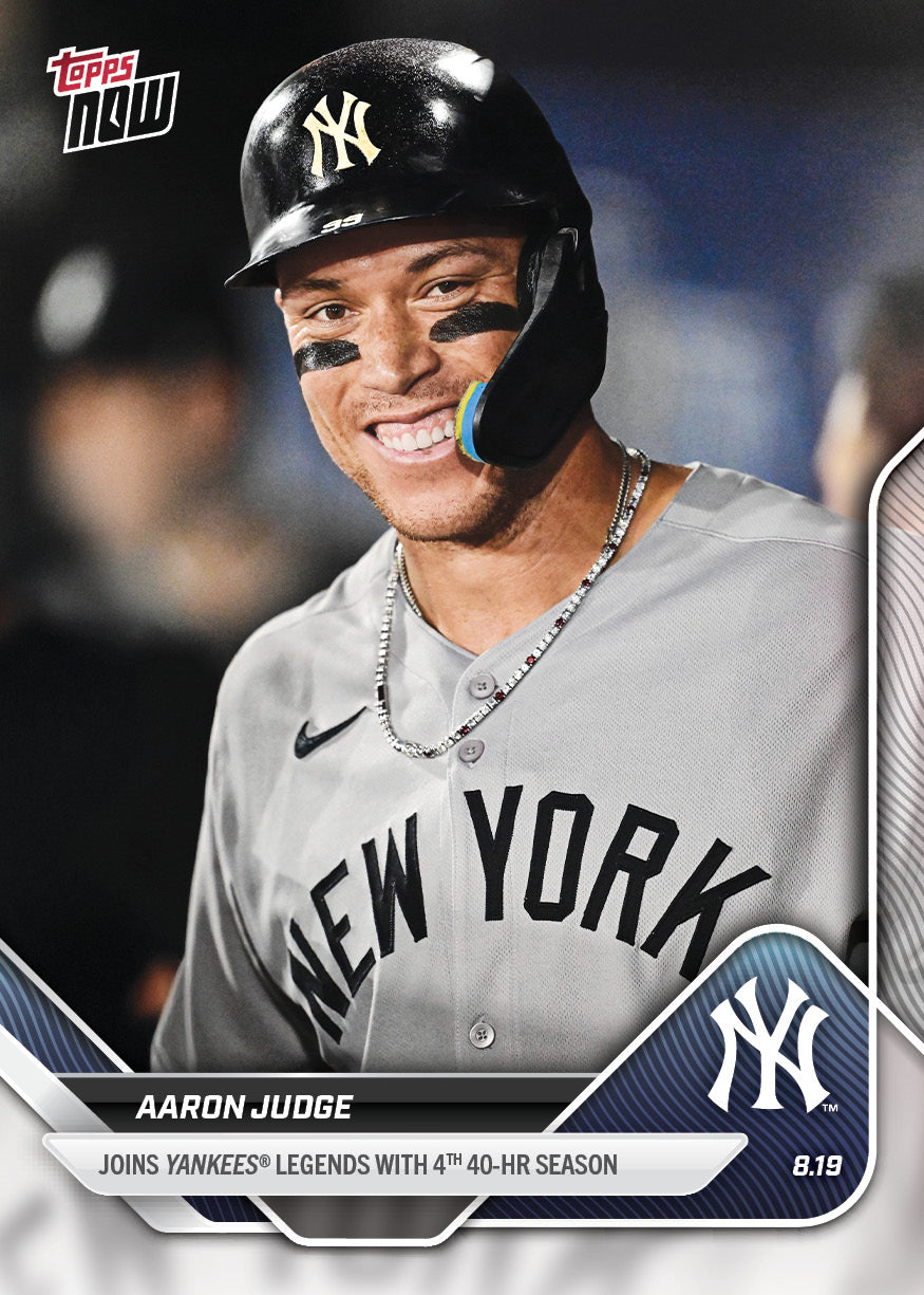 Aaron Judge - 2025 MLB Topps NOW® - Card 577