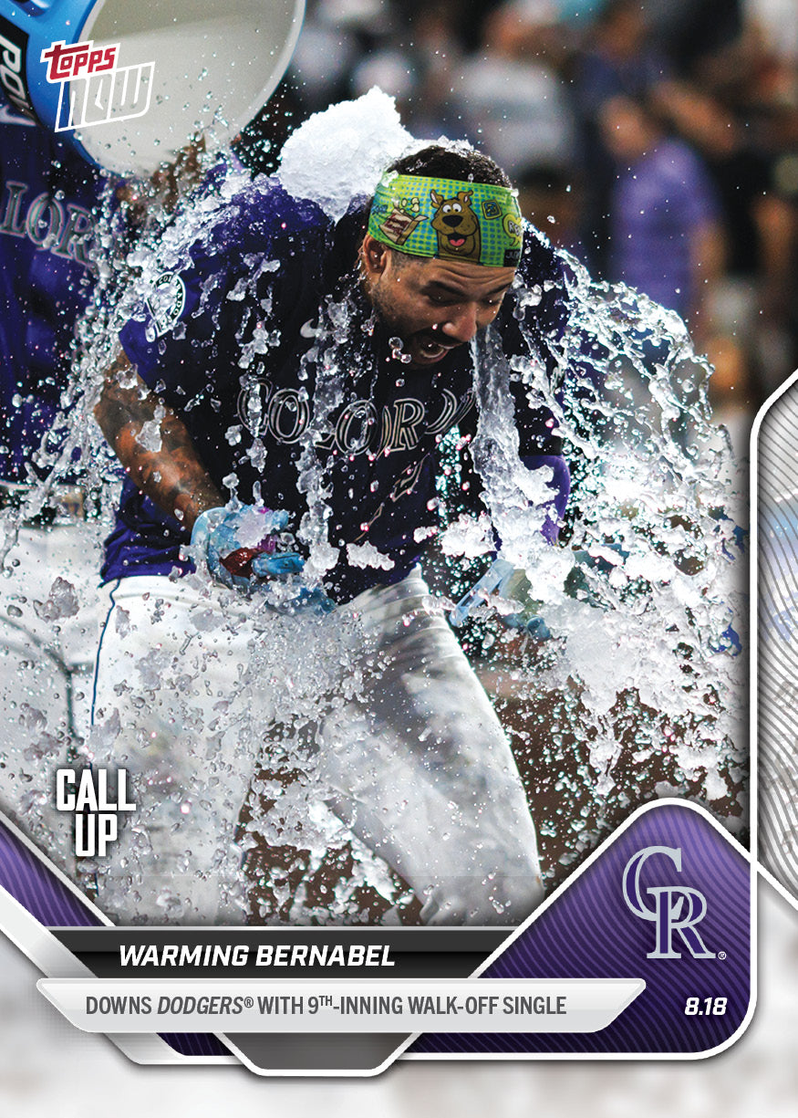 Warming Bernabel - 2025 MLB Topps NOW® - Card 572