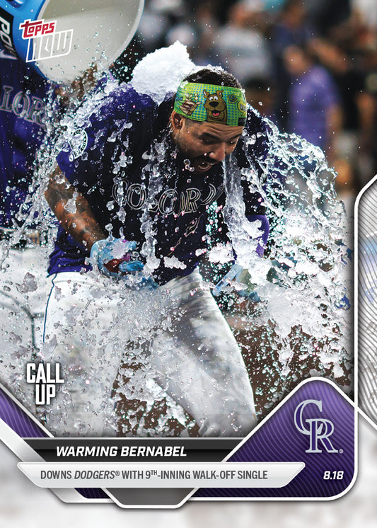 Warming Bernabel - 2025 MLB Topps NOW® - Card 572