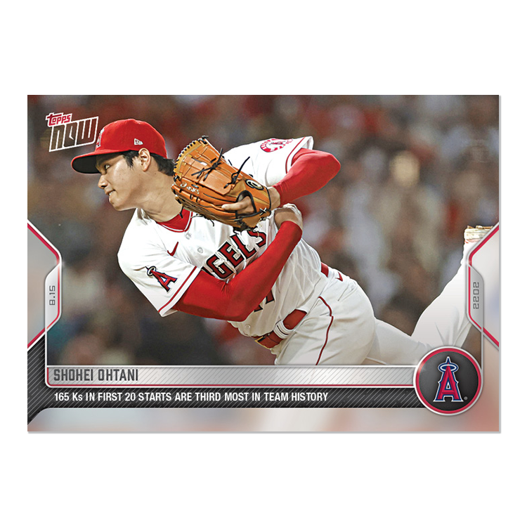 Shohei Ohtani  - 2022 MLB Topps NOW® Card 715 - PR: 2021