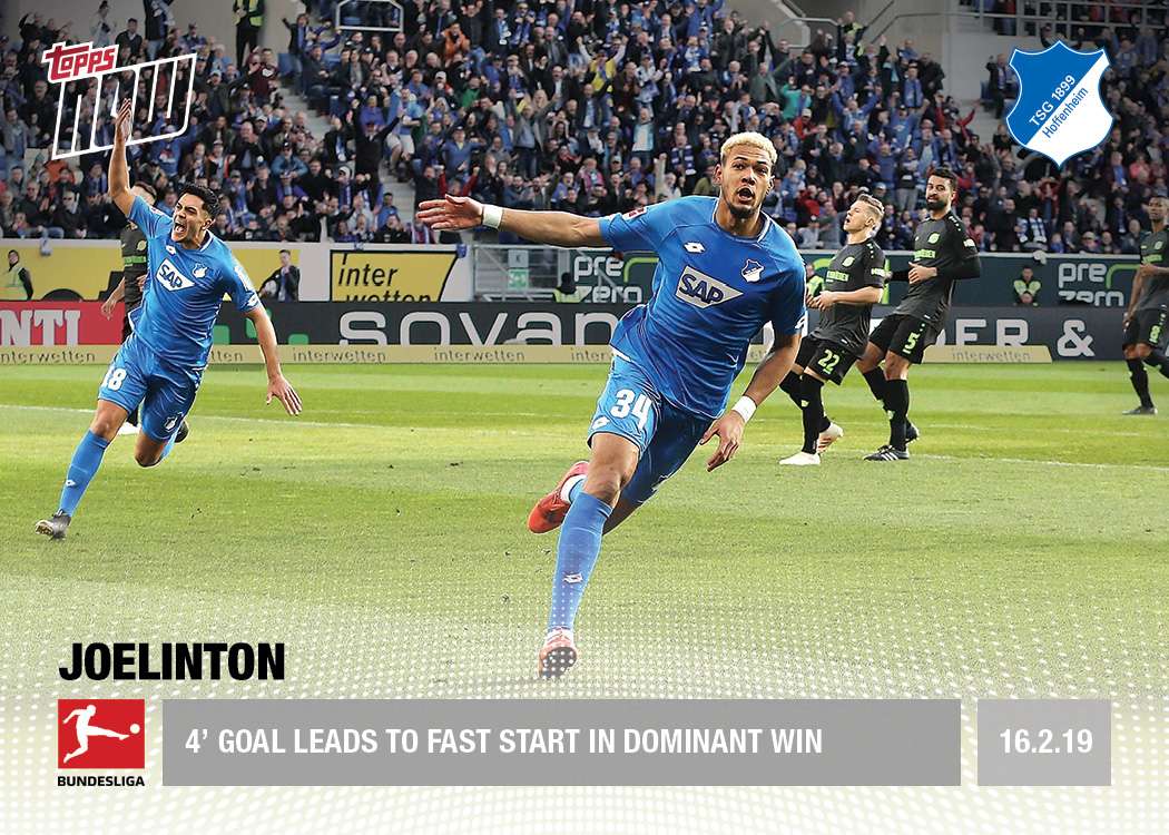 4' Goal Leads to Fast Start in Dominant Win- Bundesliga Topps NOW® Card 79 - Print Run: 28