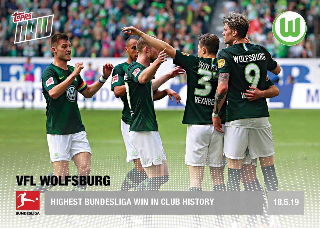 Highest Bundesliga win in club history - Bundesliga Topps NOW® Card 125 - Print Run: 41
