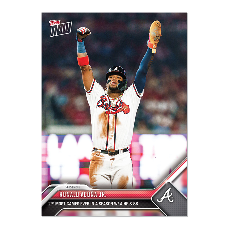 Ronald Acuña Jr.  - 2023 MLB Topps NOW® Card 892 - PR: 1365