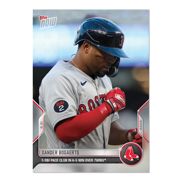 Xander Bogaerts  - 2022 MLB Topps NOW® Card 815 - PR: 392