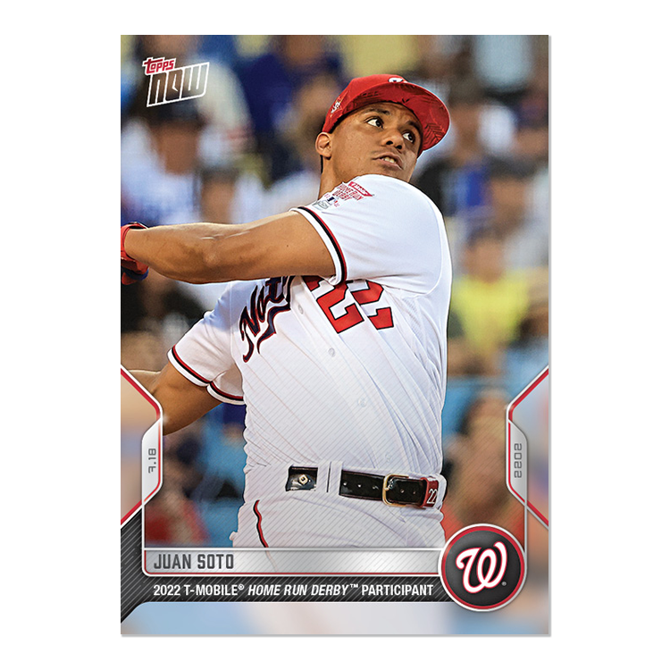Juan Soto  - 2022 MLB Topps NOW® Card 562 - PR: 777