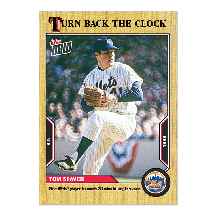 Tom Seaver  - 2022 MLB Topps NOW® Turn Back The Clock - Card 159 - PR: 305