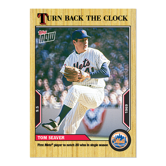 Tom Seaver  - 2022 MLB Topps NOW® Turn Back The Clock - Card 159 - PR: 305