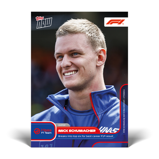Breaks into top six for best career F1 result - F1 Topps NOW® Card #40 - PR: 1415