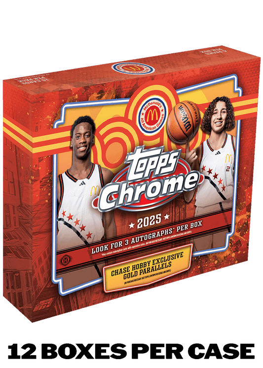 2025 Topps Chrome® McDonald’s All-American Basketball - Hobby Box - Sealed Case