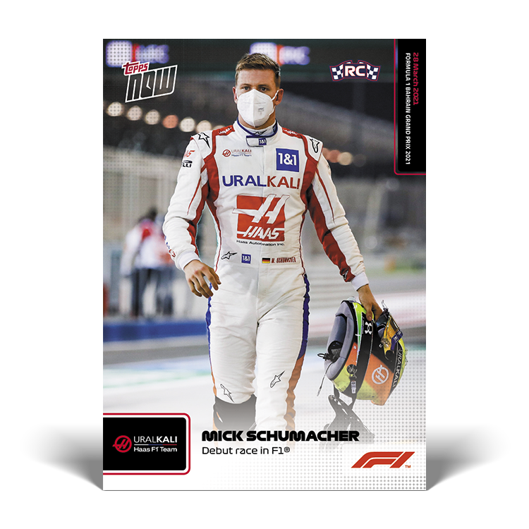 Debut race in F1® - F1 Topps NOW® Card #2 - Print Run: 19730