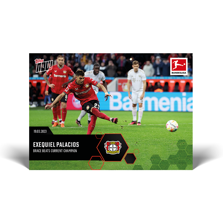 Brace beats current champion - Bundesliga Topps NOW® Card #165