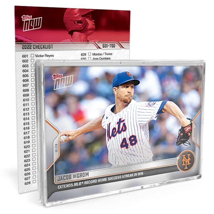 8 - Card Bundle - 2022 MLB Topps NOW® Cards: 700-707 PLUS Free Checklist Card #601-700