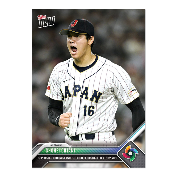 Shohei Ohtani  - 2023 World Baseball Classic Topps NOW® Card 53 - PR: 8129