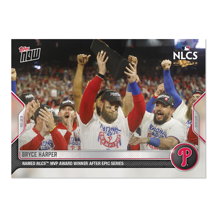 Bryce Harper  - 2022 MLB Topps NOW® Card 1127 - PR: 2578