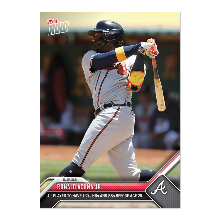 Ronald Acuña Jr.  - 2023 MLB Topps NOW® Card 370 - PR: 719