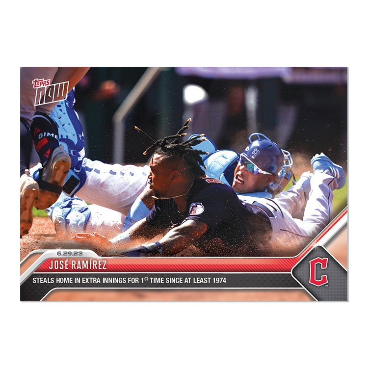 José Ramírez  - 2023 MLB Topps NOW® Card 509 - PR: 954