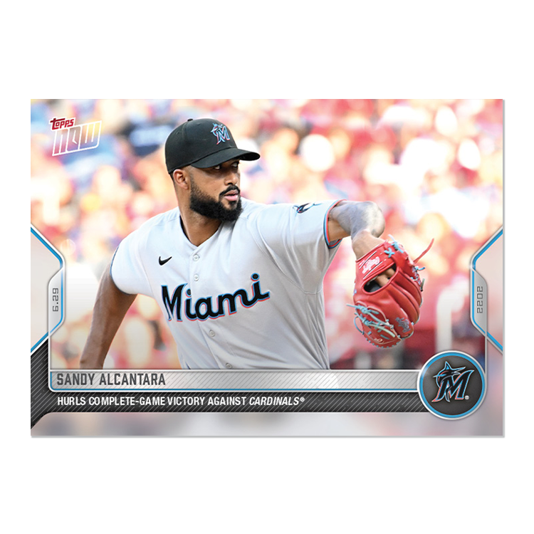 Sandy Alcantara  - 2022 MLB Topps NOW® Card 435 - PR: 232